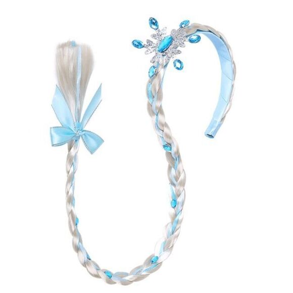 Girls Frozen Princess Headband Braid Crown - Picture 1 of 2